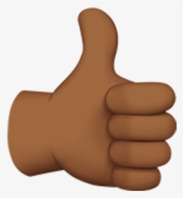 Thumbs Up Emoji Dark Skin , Png Download, Transparent Png, Free Download