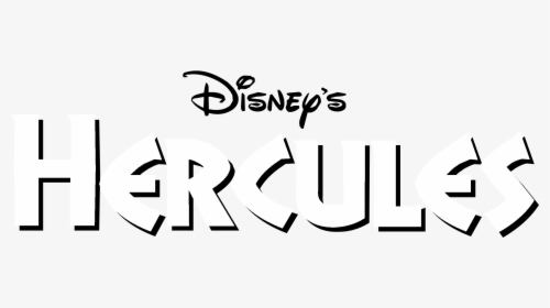 Disney"s Hercules Logo Black And White, HD Png Download, Free Download