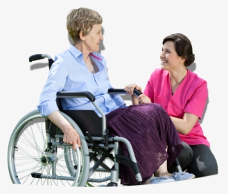 An Elderly In A Wheelchair Ta, HD Png Download, Free Download