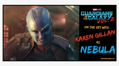 Karen Gillan As Nebula On The Set Of Guardians Of The, HD Png Download, Free Download