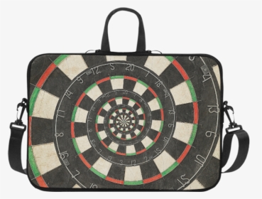 Dart Board Spiral Droste Laptop Handbags 10", HD Png Download, Free Download
