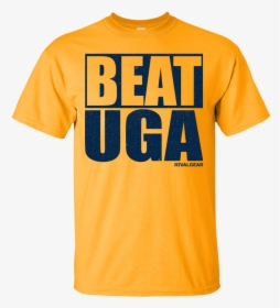 Georgia Tech Yellow Jackets Fan T-shirt, Beat Uga, HD Png Download, Free Download