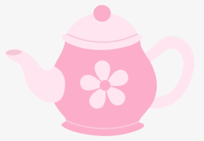 Pink Teapot With Flower, HD Png Download, Free Download