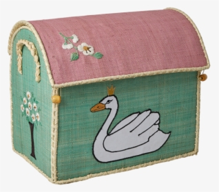 Small Ugly Duckling Story Themed Raffia Toy Storage, HD Png Download, Free Download