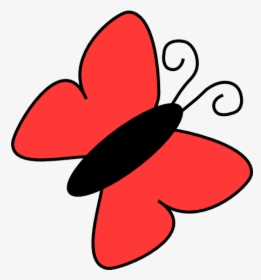 Red Butterfly Png, Transparent Png, Free Download