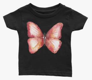 Red Butterfly Infant Tee, HD Png Download, Free Download