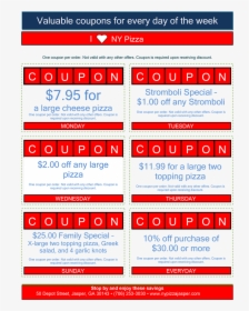 I Love Ny Pizza Coupons, HD Png Download, Free Download
