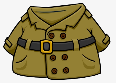 Jacket Clipart Trench Coat, HD Png Download, Free Download