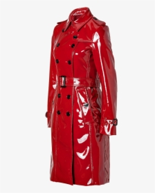 Burberry London Lacquer Red Queenscourt Trench Coat, HD Png Download, Free Download