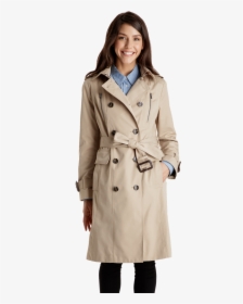 Classic Double Breasted Trench Coat London Fog , Transparent, HD Png Download, Free Download