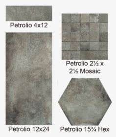 Castello Petrolio 12x24, Bullnose, 4x12, Hexagon Tiles,, HD Png Download, Free Download