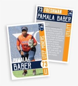 Utep Softball Player Card , Png Download, Transparent Png, Free Download