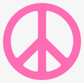 Pictures Of Pink Zebra Print Peace Sign, HD Png Download, Free Download