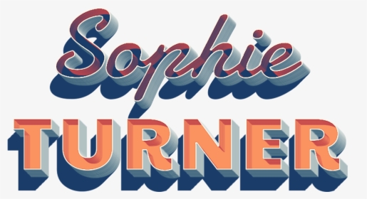 Sophie Turner 3d Letter Png Name, Transparent Png, Free Download