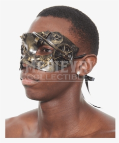 Gold Steampunk Masquerade Mask, HD Png Download, Free Download