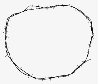 7 Circle Barbed Wire Frame Png Transparent Onlygfxcom, Png Download, Free Download