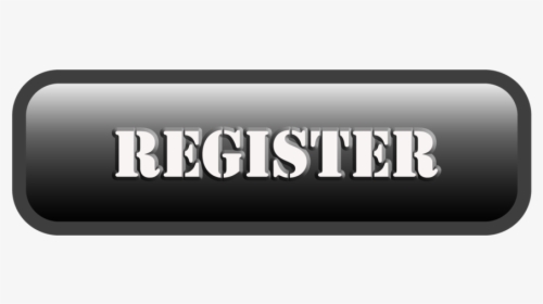 Register Button Black And White Png, Transparent Png, Free Download