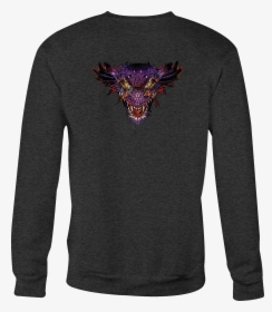 Crewneck Sweatshirt Fire Breathing Dragon Shirt For, HD Png Download, Free Download
