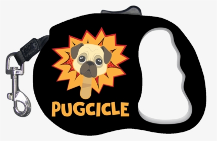 Pug Retractable Dog Leash Pug Retractable Dog Leash, HD Png Download, Free Download