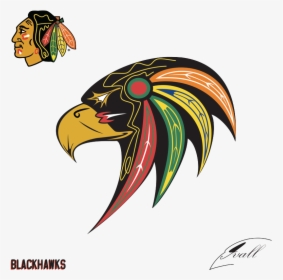 Chicago Blackhawks Hawk Logo, HD Png Download, Free Download
