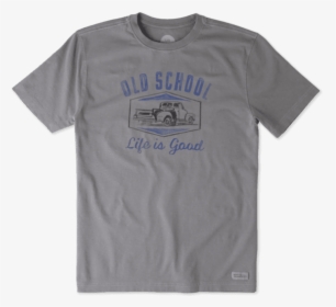 Men"s Watercolor Old School Truck Crusher Tee, HD Png Download, Free Download