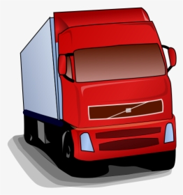 Truck, Lorry, Red, Road, Transportation, Commercial, HD Png Download, Free Download