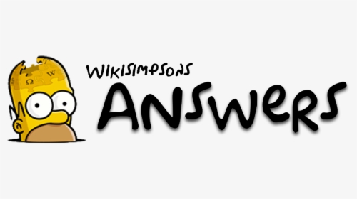 Wikisimpsons Answers, HD Png Download, Free Download