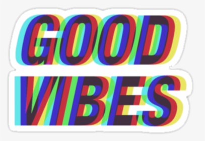 #goodvibes #sticker #glitch #positive, HD Png Download, Free Download