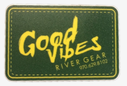 Good Vibes Green Sticker Small, HD Png Download, Free Download