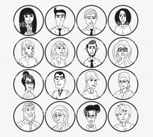 People Drawing Vector And Stock Photo, HD Png Download, Free Download