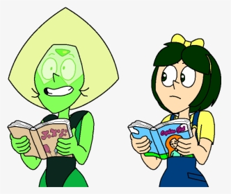 Peridot And Breena Are Reading Books By Magic Kristina, HD Png Download, Free Download