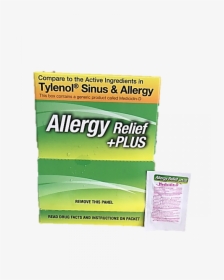 Compare To Tylenol Sinus & Allergy Buy It At Www, HD Png Download, Free Download
