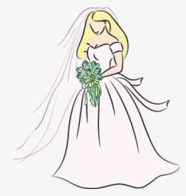 Wedding Dress Clipart Png, Transparent Png, Free Download