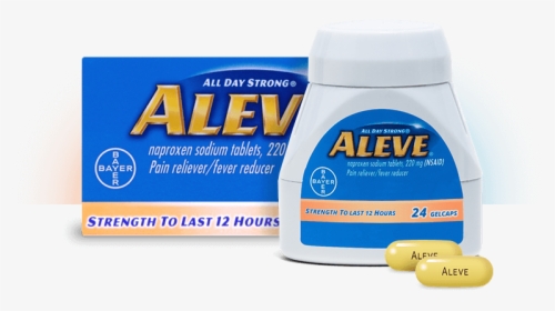 Find Pain Relief With Aleve Gelcaps, HD Png Download, Free Download