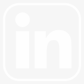 Icon Linkedin Weiss, HD Png Download, Free Download