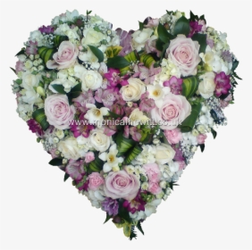 Textured Heart Funeral Flower Arrangement, HD Png Download, Free Download