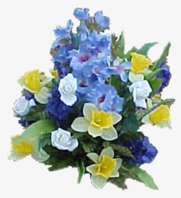 Blue Flower Arrangement Png , Png Download, Transparent Png, Free Download
