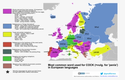Most Common Word For "cock, HD Png Download, Free Download