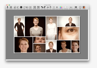 Photo Collage Frame Png, Transparent Png, Free Download