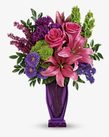 Big Flower Vase Png, Transparent Png, Free Download