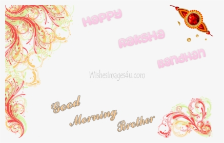 Raksha Bandhan Good Morning Photo Greetings, HD Png Download, Free Download