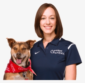 Lindsay Del Chiaro With Her Dog Maya, HD Png Download, Free Download