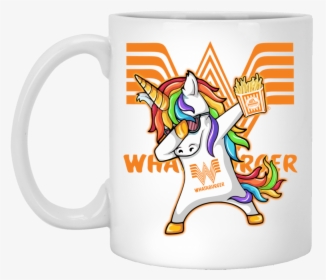 Unicorn Dabbing Whataburger Coffee Mugs, HD Png Download, Free Download