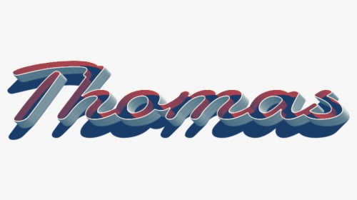 Thomas 3d Letter Png Name, Transparent Png, Free Download