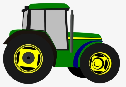 Tractor, Cartoon, Isolated, Vehicle, Farm, Agriculture, HD Png Download, Free Download