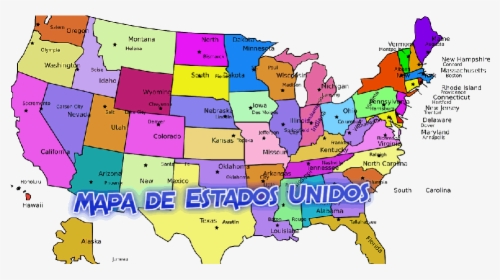 Mapa De Estados Unidos, HD Png Download, Free Download