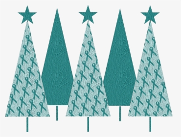 Teal Ribbon Png, Transparent Png, Free Download