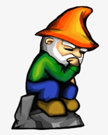 Thinker Gnome Design, HD Png Download, Free Download