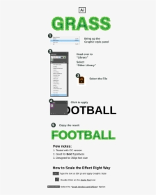 Grass Text Effect For Adobe Illustrator, HD Png Download, Free Download