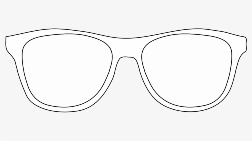 Glasses Outlines Simple Free Photo, HD Png Download, Free Download